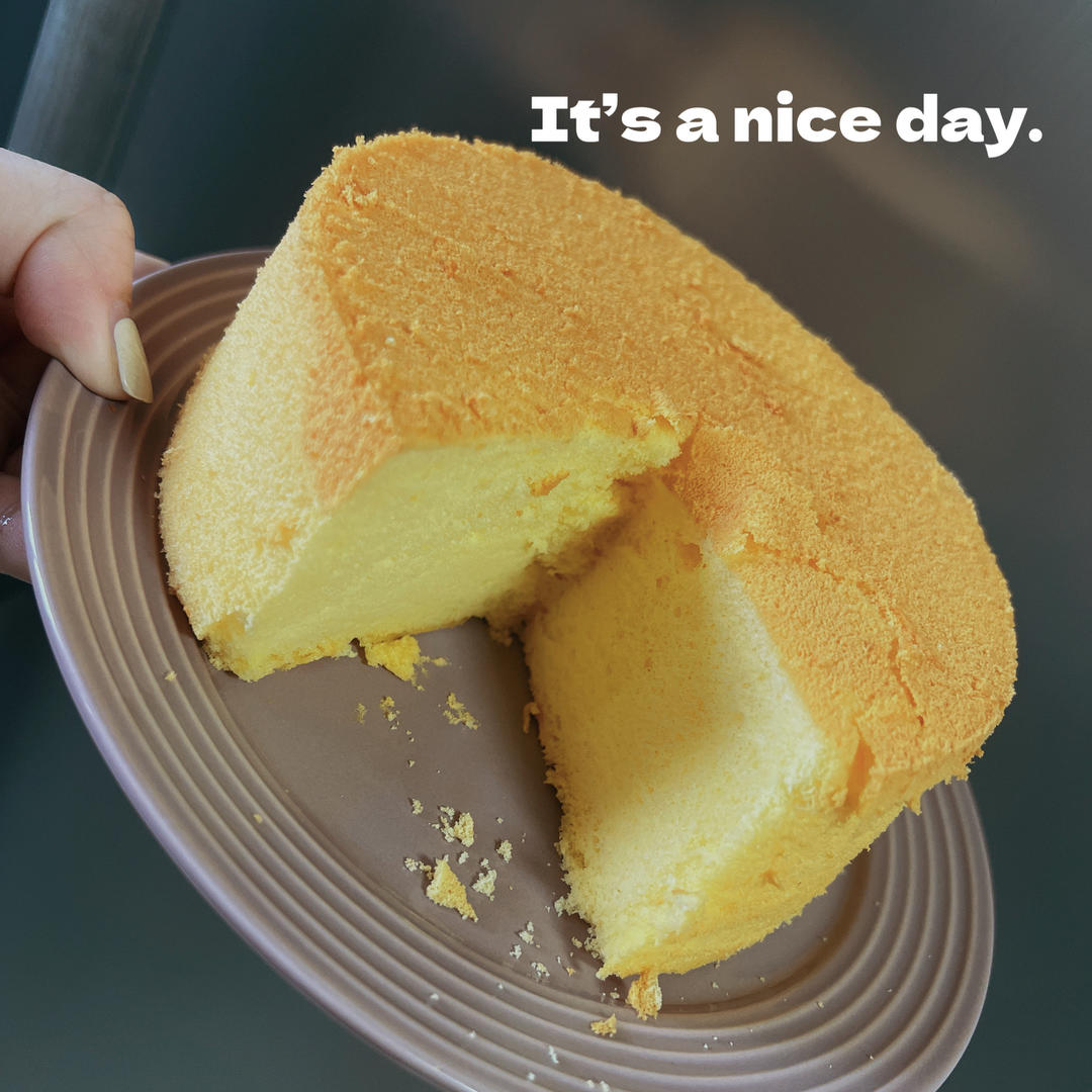 超柔软6寸戚风蛋糕(附8寸配方)零失败 超详细‼️含操作视频