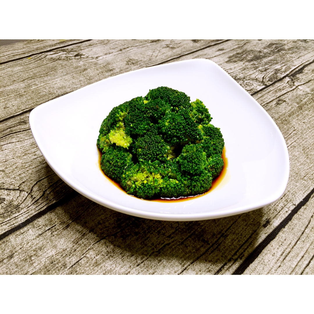 hi友薇做的豉油白灼西兰花