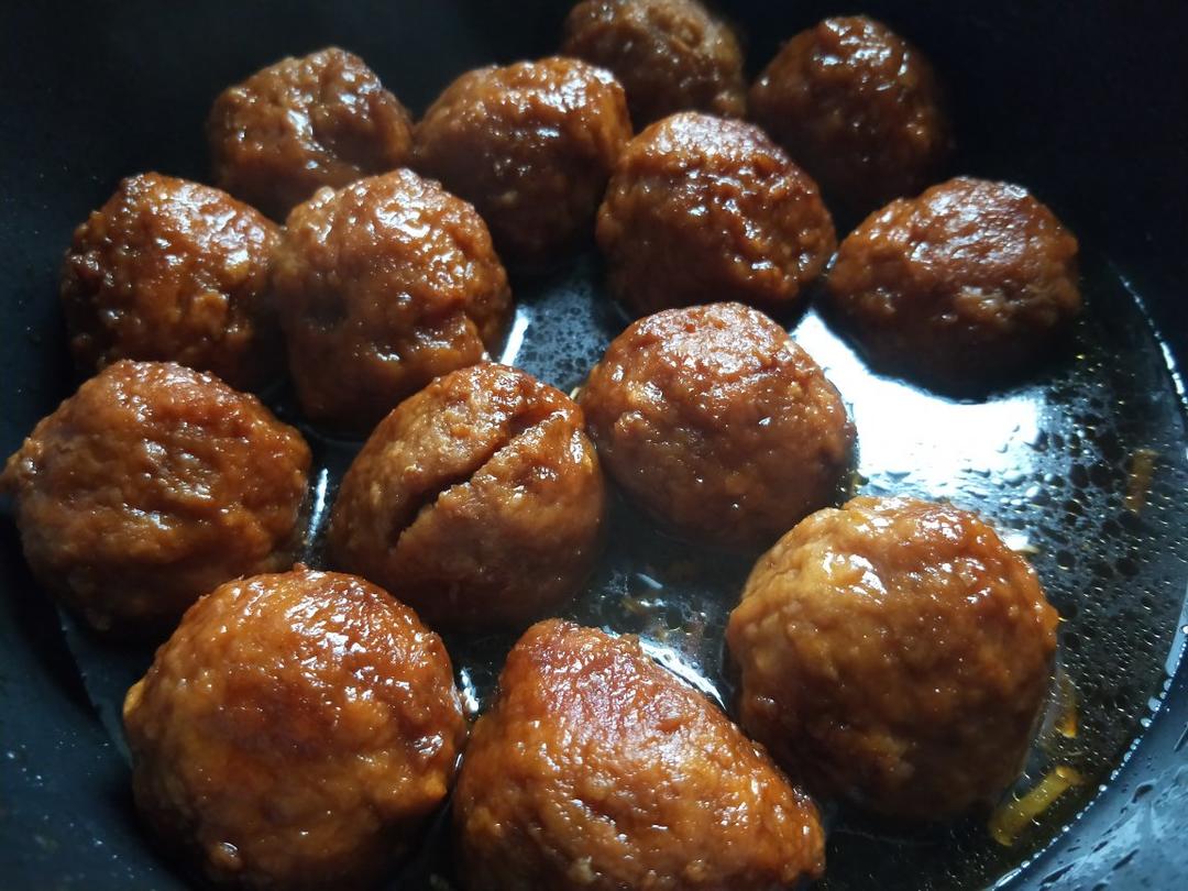 红肉青菜福气配搭-福禄寿禧四喜丸子