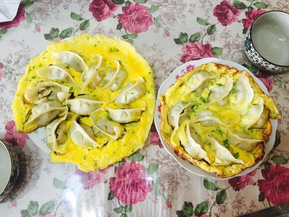 蛋抱煎饺（速冻饺）