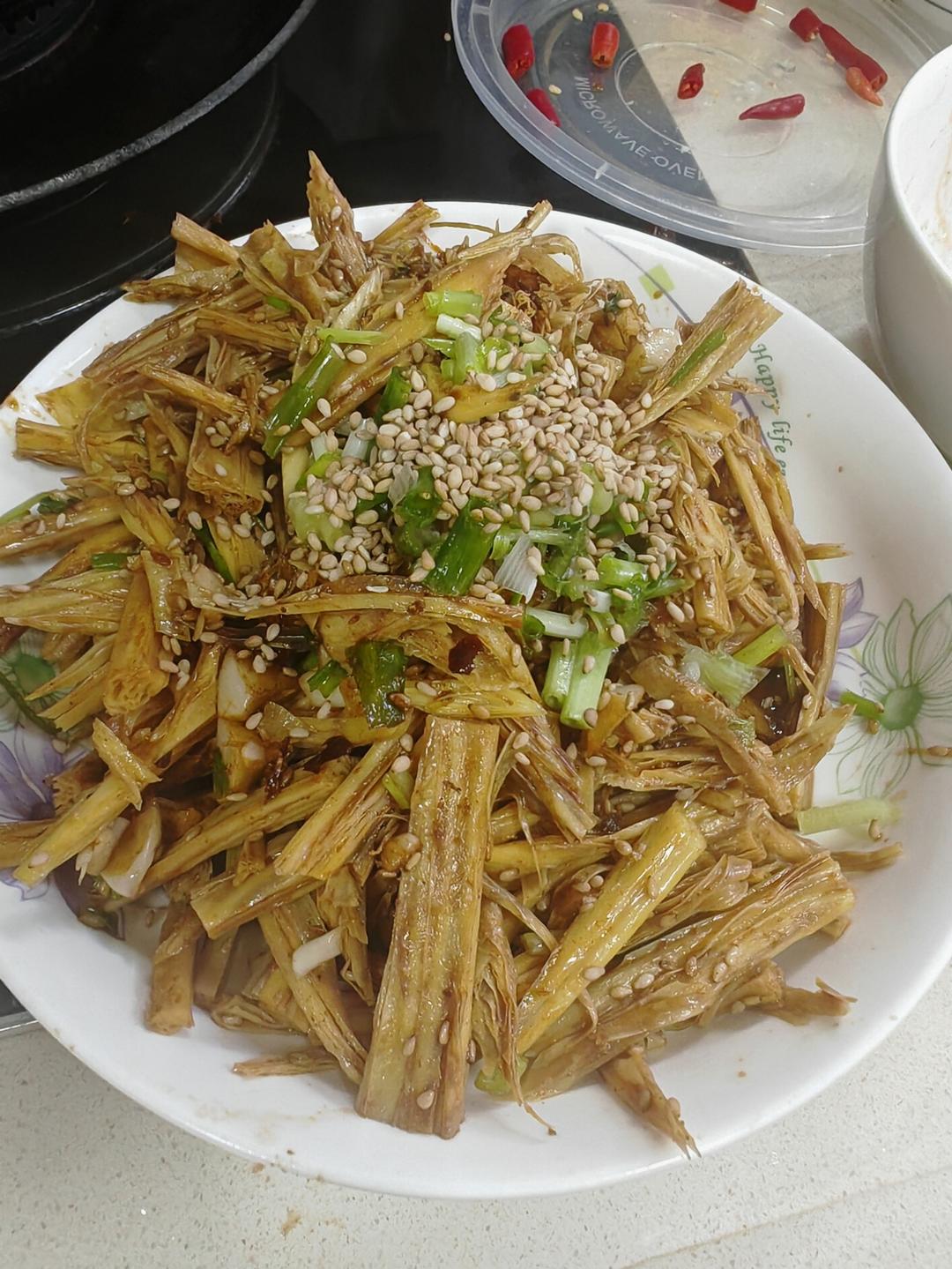 凉拌豆笋