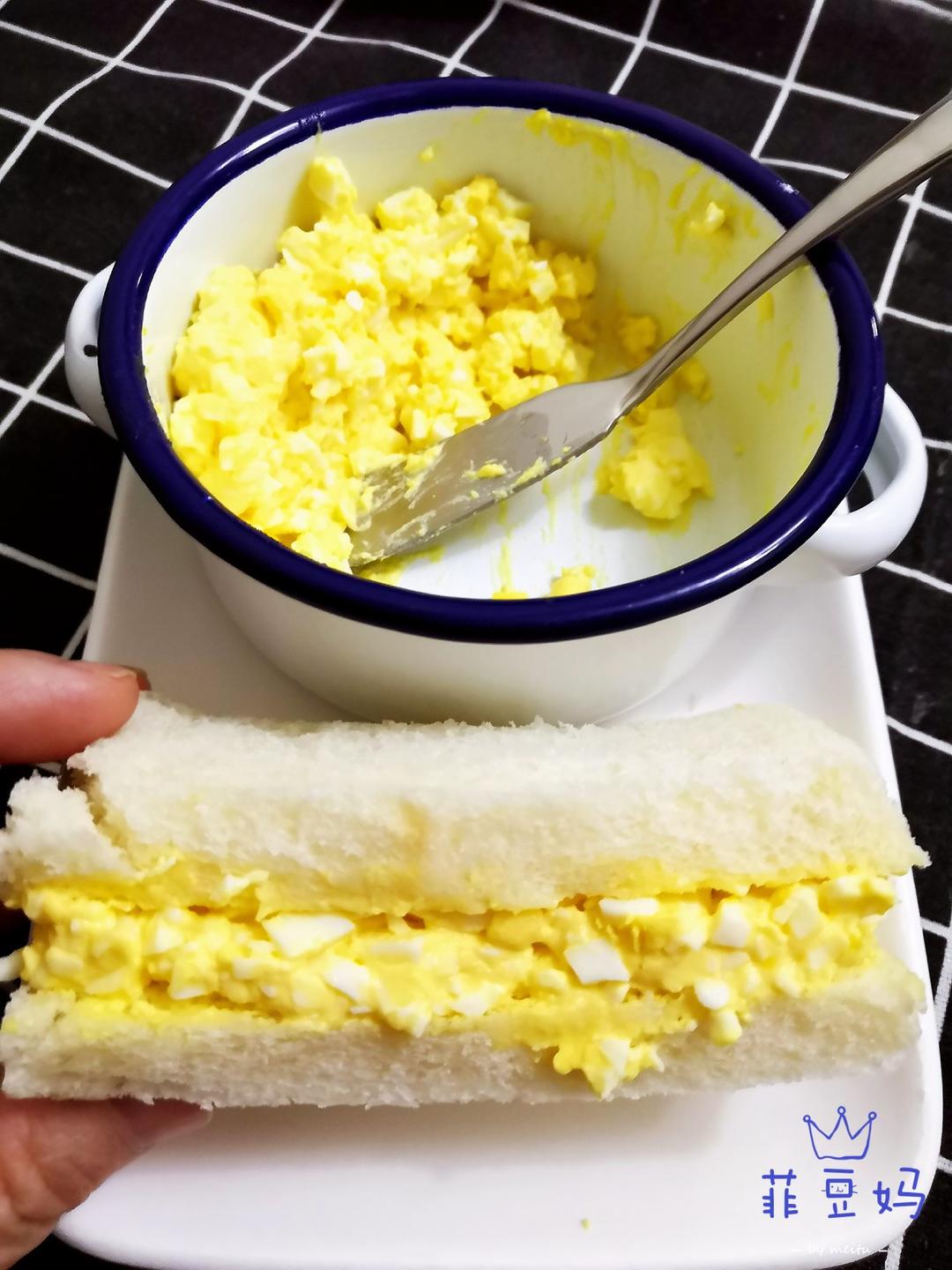 便利店同款❗️蛋黄酱三明治🥪❗️好吃哭～