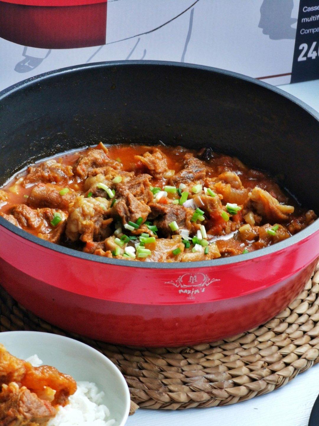 番茄炖牛肉好吃的连汤都不剩！！！～马克西姆不粘锅