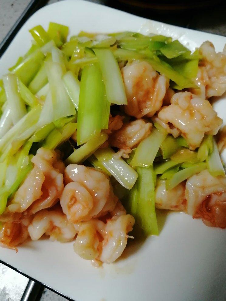 虾仁韭黄炒鸡蛋