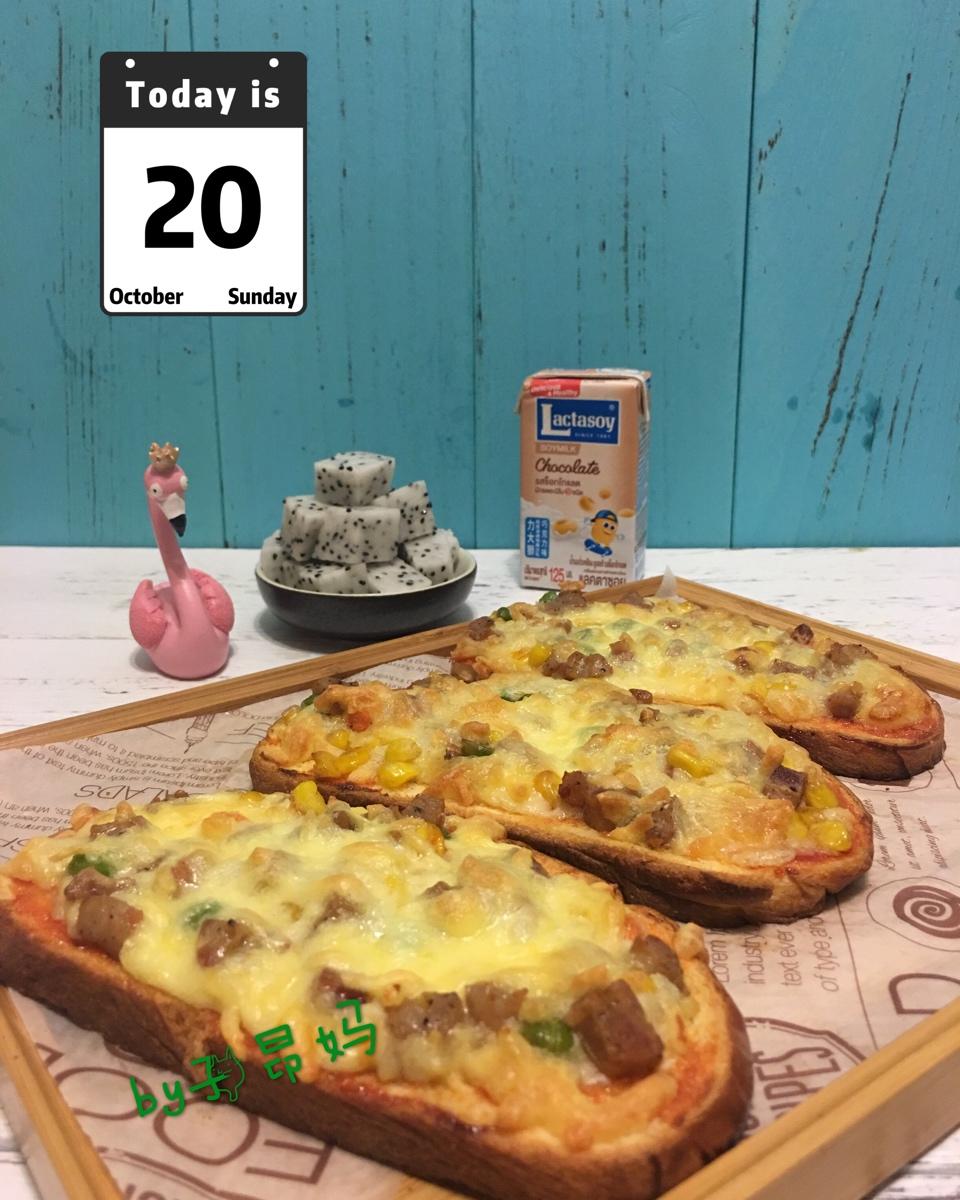 芝士面包片披萨