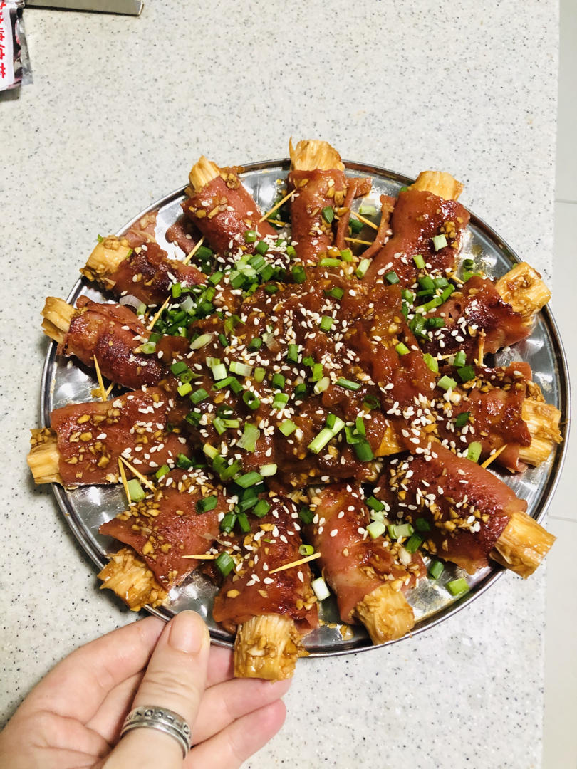 金针菇培根卷