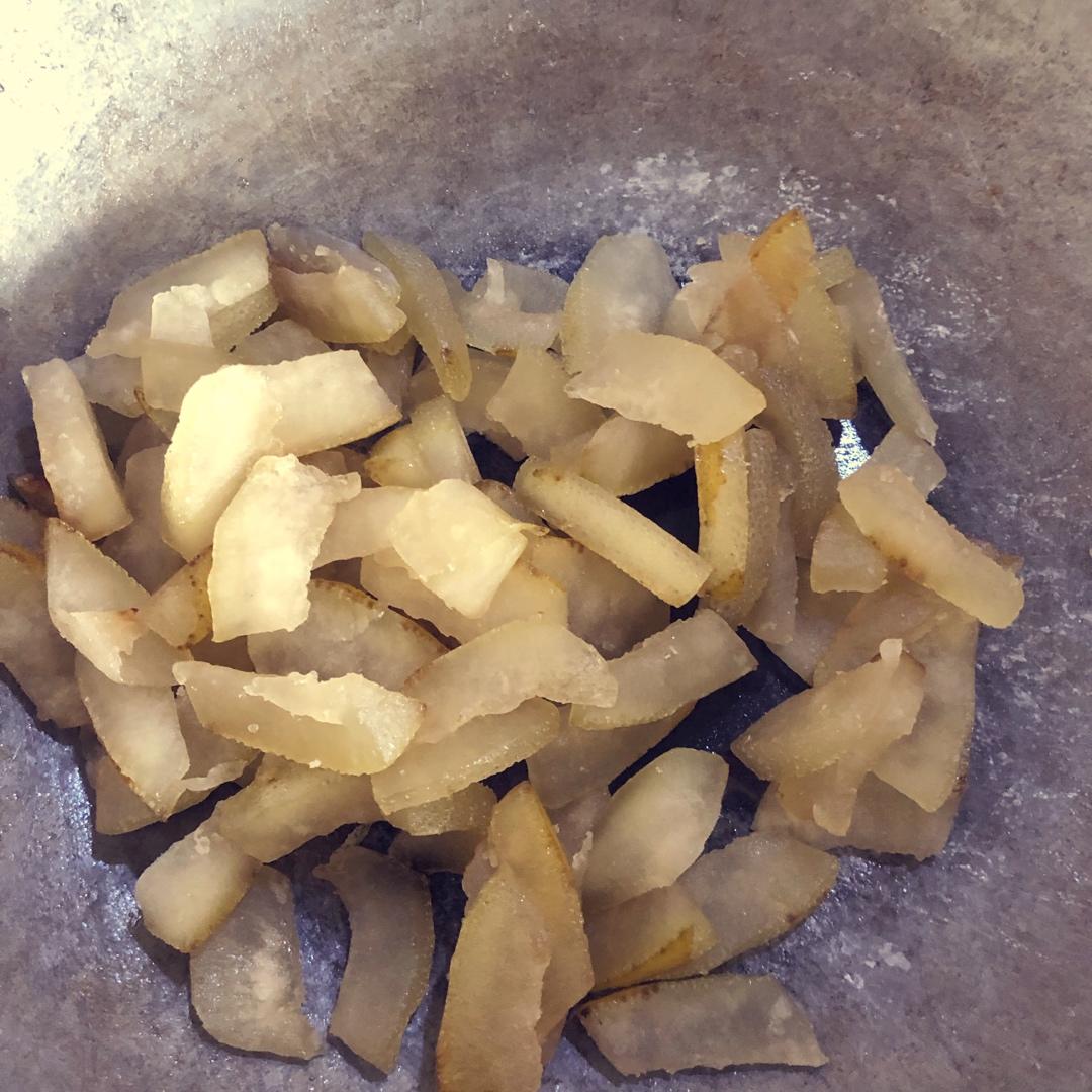 糯唧唧的柚子皮糖