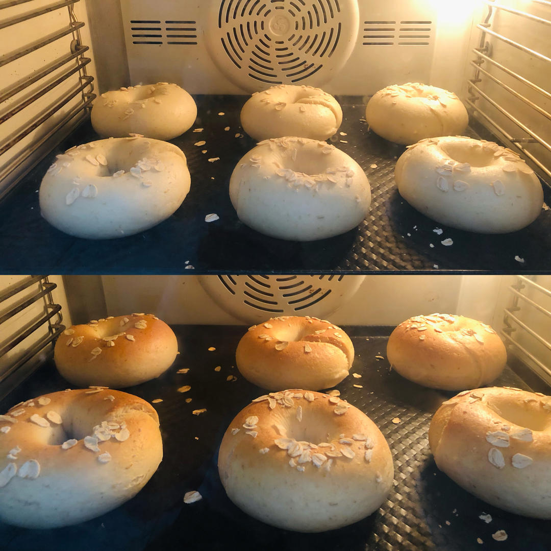 低糖无油燕麦贝果