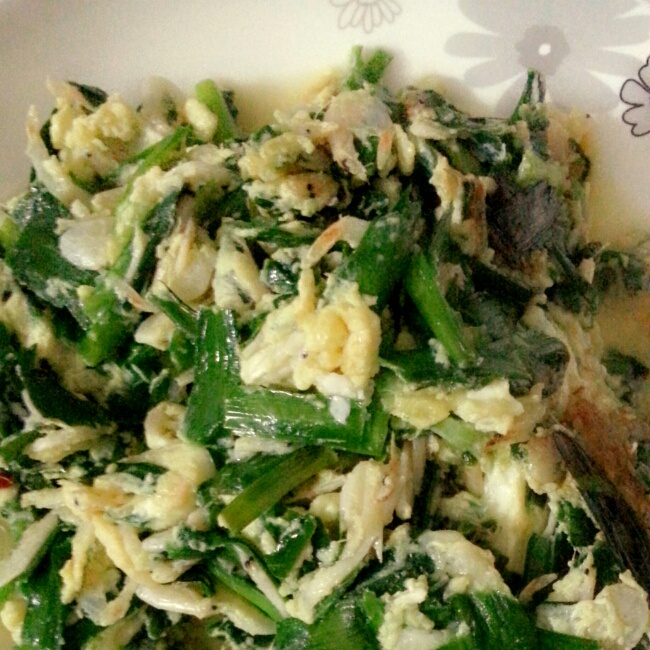 韭菜炒鸡蛋