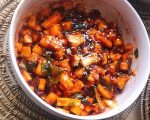 【韩式包饭】辣炖金枪鱼配苹果拌饭酱Chamchi-jjigae Ssambap& Apple Ssamjang的做法 步骤7