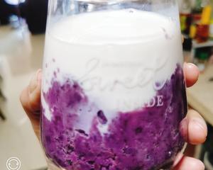 紫薯鲜奶杯的做法 步骤5