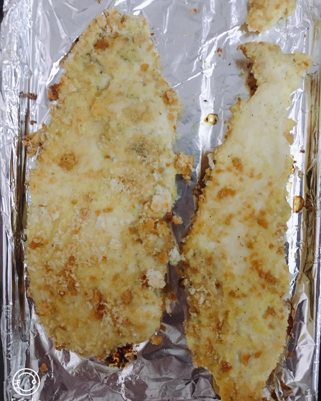 香酥烤鸡排（烤箱版不用油）