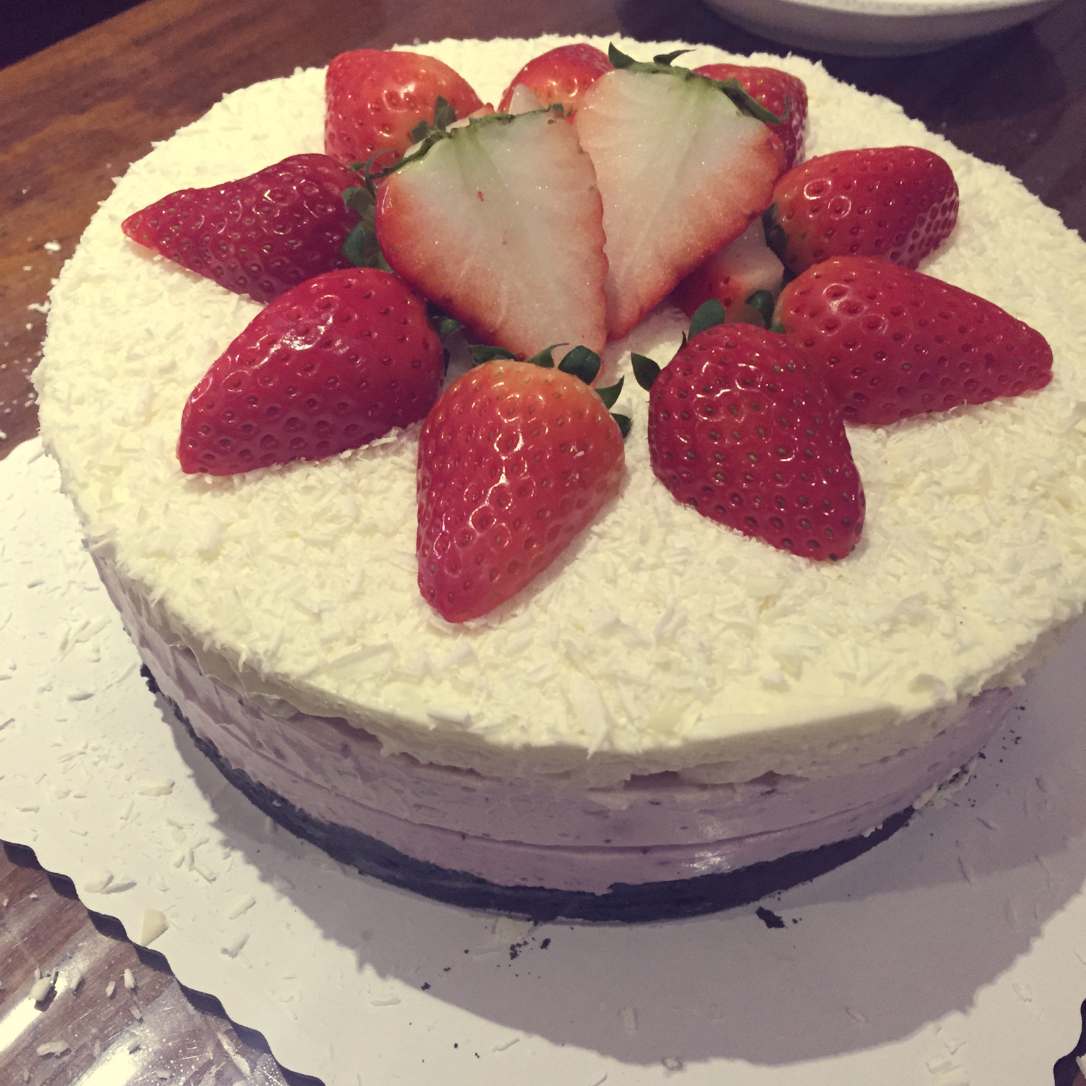 渐变蓝莓冻芝士蛋糕（免烤）