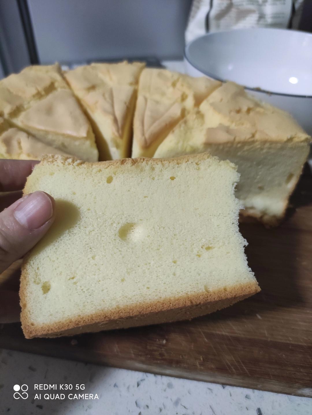 8寸戚风蛋糕（完美不开裂）