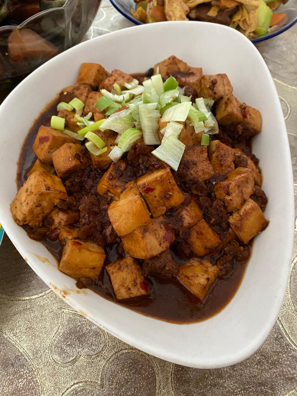 家常红烧肉末豆腐