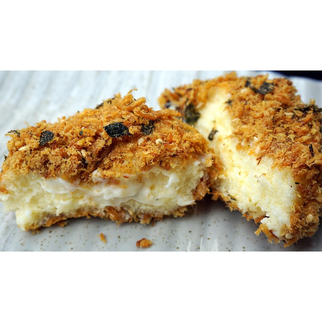 我有明珠一颗3做的海苔肉松蛋糕