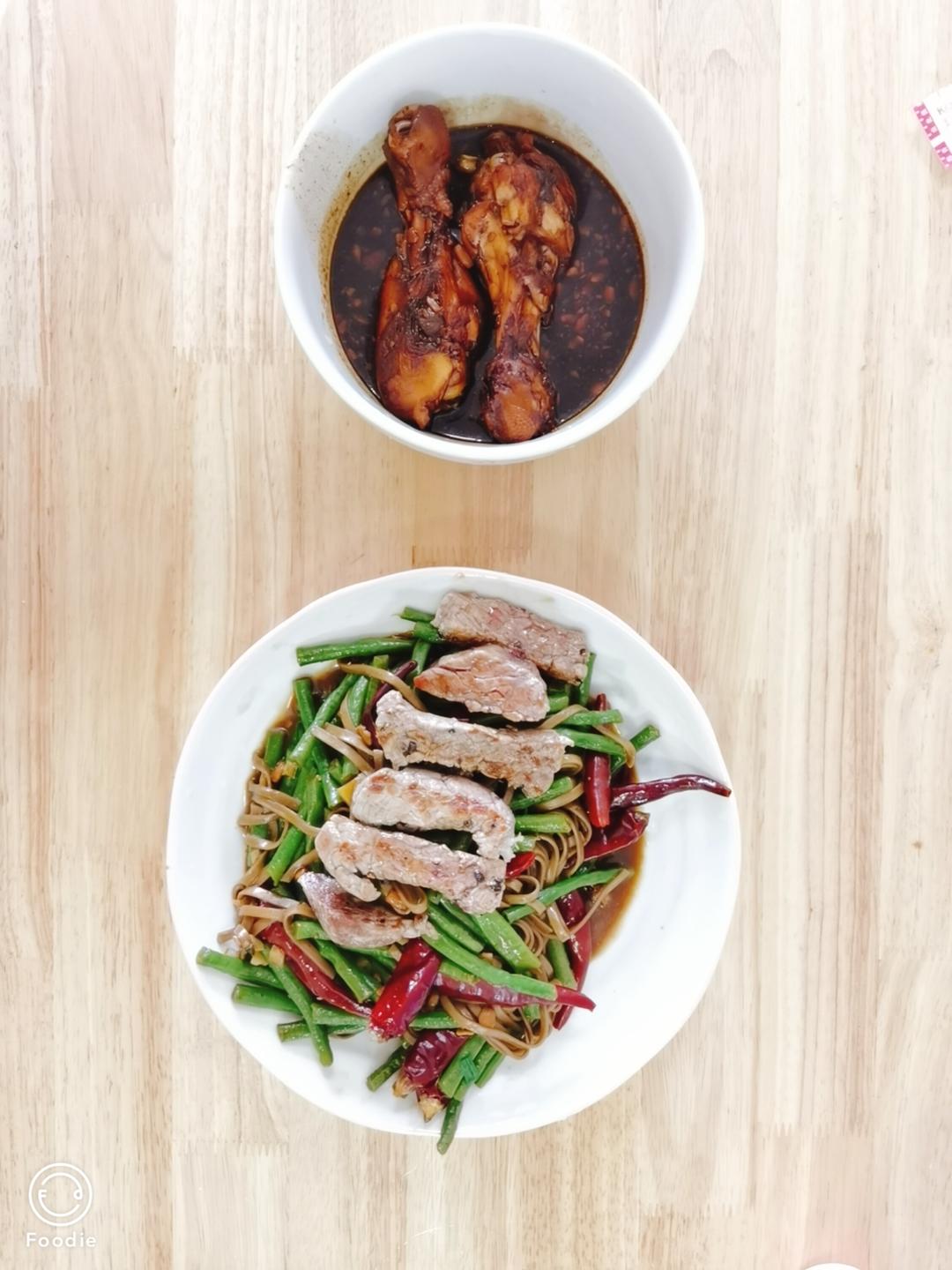 简单美味的豆角焖面，豆角可以换成茄子，豆腐等