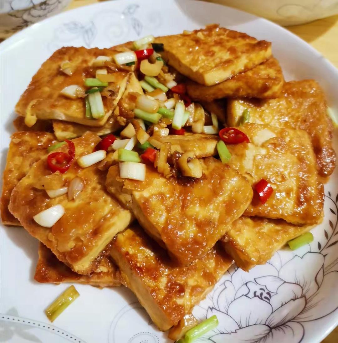 无敌好吃的香煎豆腐