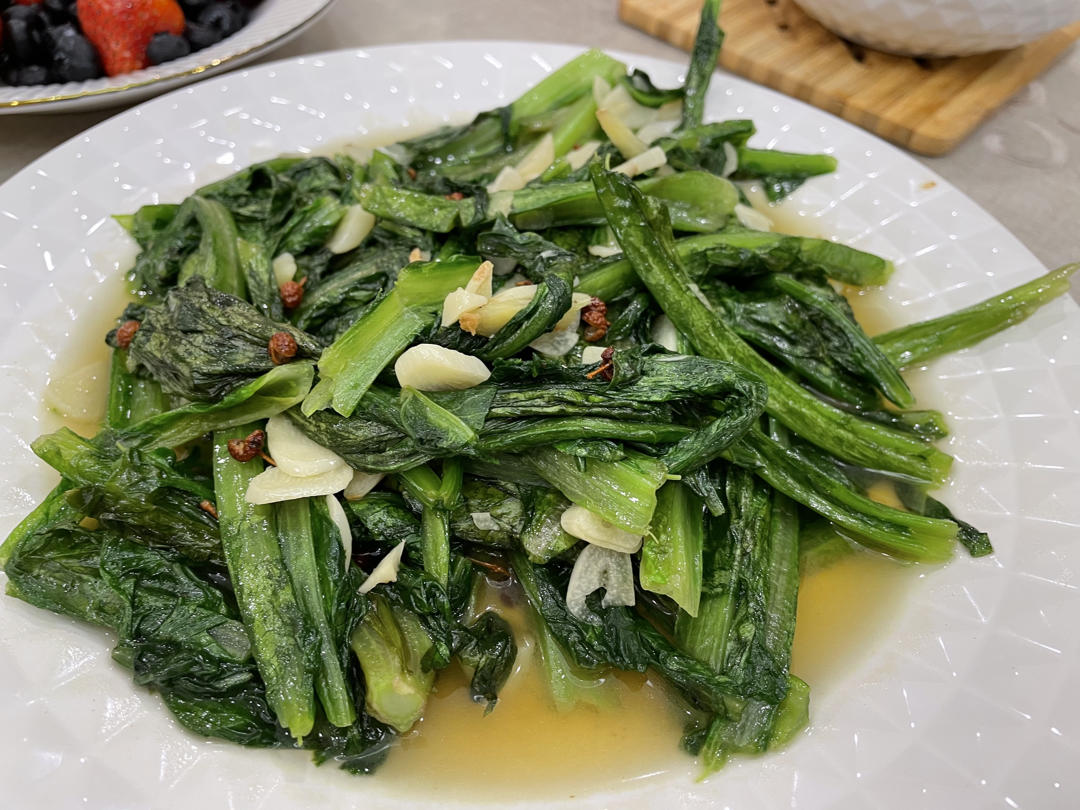 蒜蓉油麦菜（蚝油）