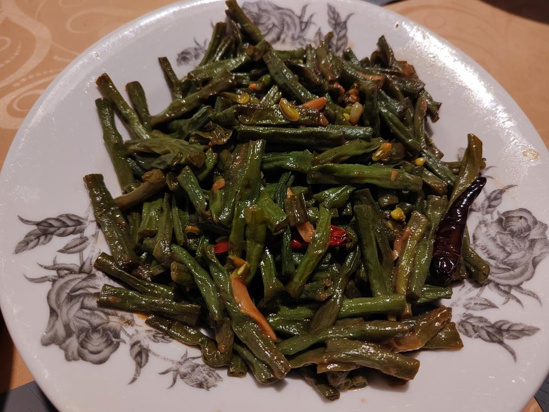 清炒爆炒豇豆