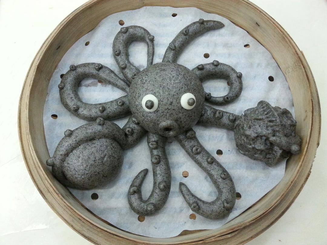 🐙章鱼豆沙包
