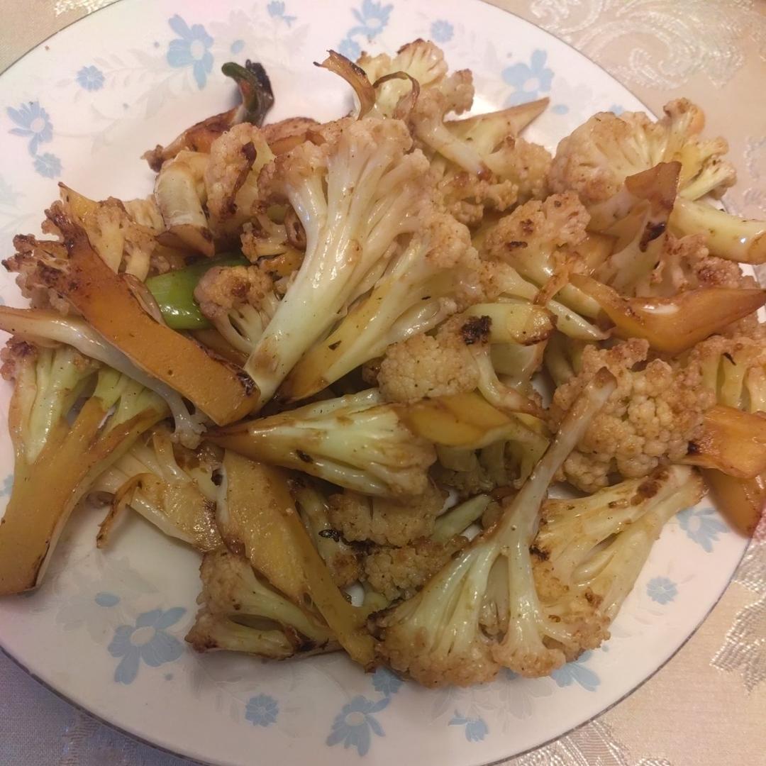 素煸花菜，干煸花菜，五分钟快手菜