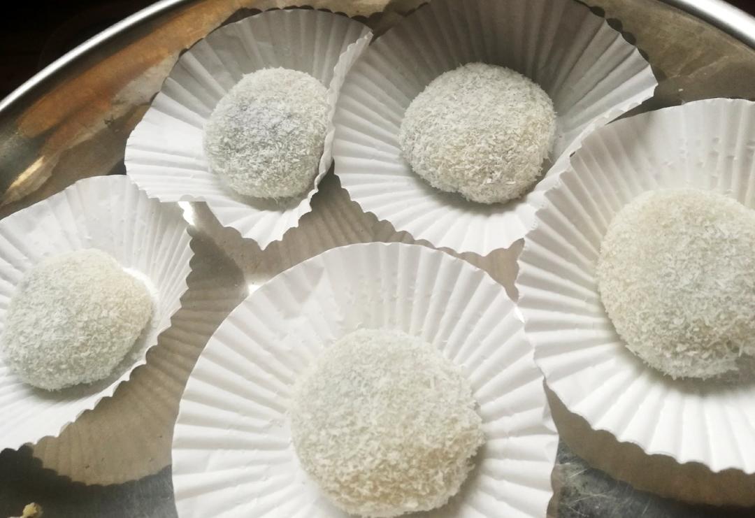 放几天都不硬的红豆椰奶香糯米糍