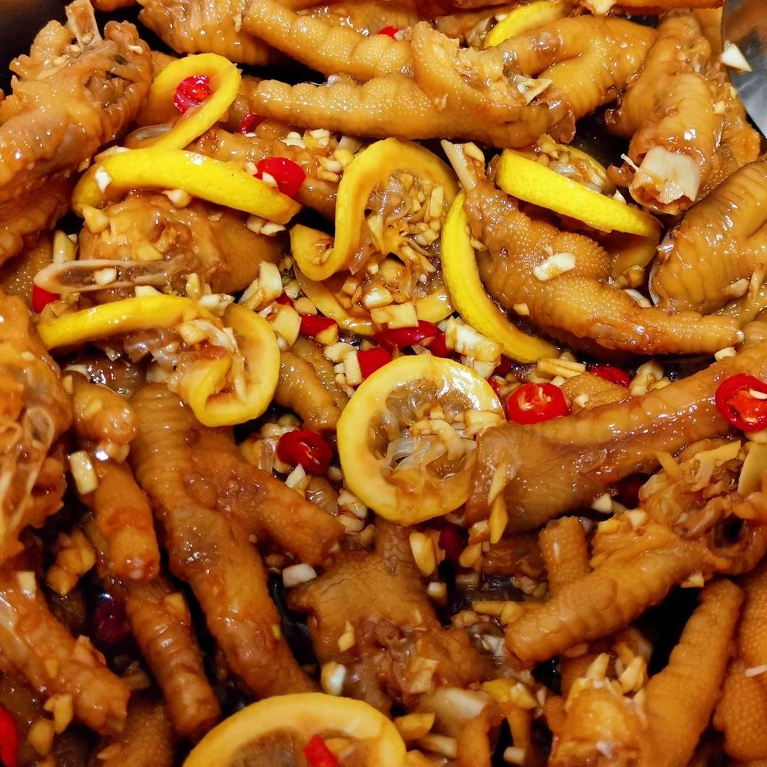 【柠檬酸辣鸡爪】自制超级无敌美味的网红鸡爪