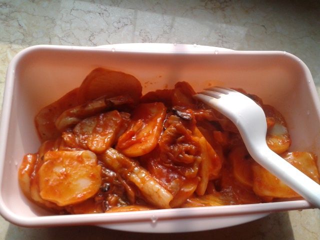 泡菜炒年糕
