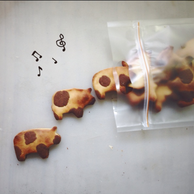 炼乳奶牛饼干