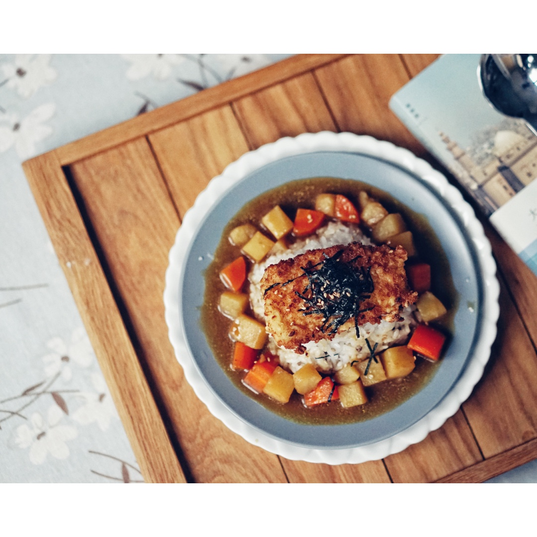 日式茄子蘑菇咖喱