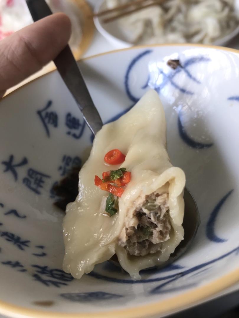 芹菜猪肉大馅饺子