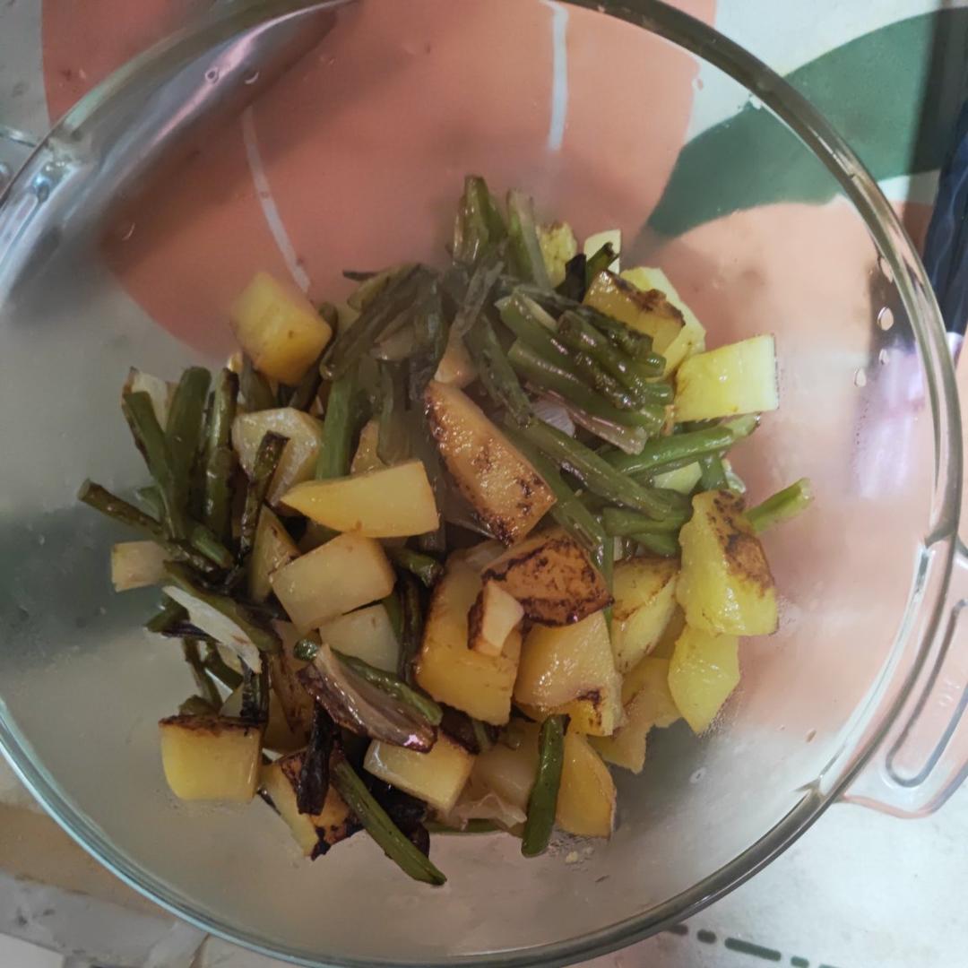 豆角炖土豆极简版💜