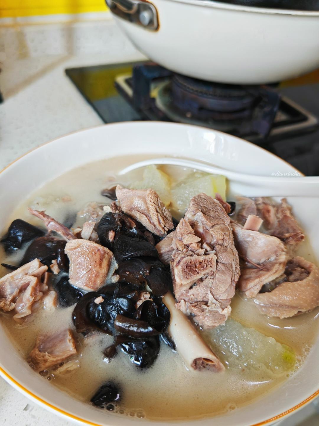 原汁原味的炖鹅汤