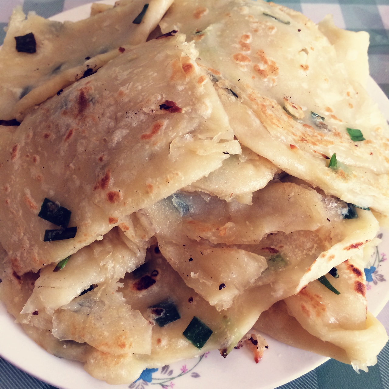 自制葱油饼
