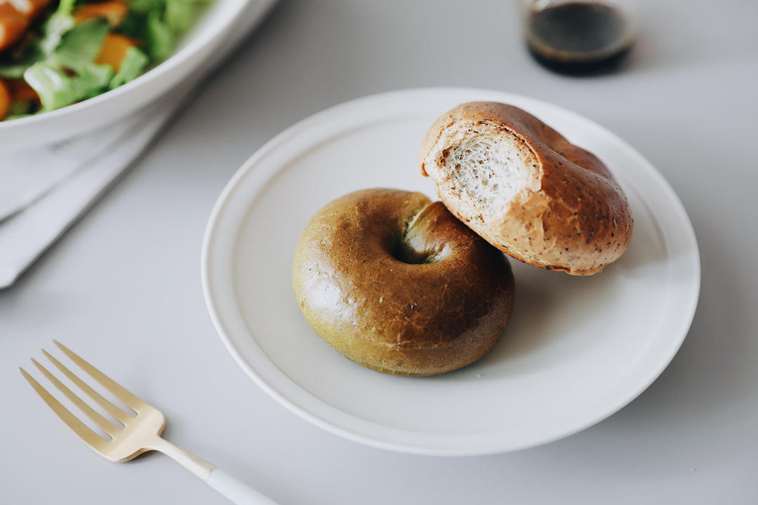 杏子牛奶抹茶贝果【北鼎烤箱食谱】