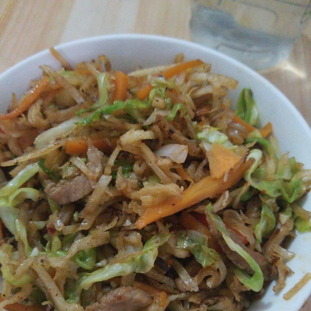 陕西私房炒饼[内附饼丝做法]