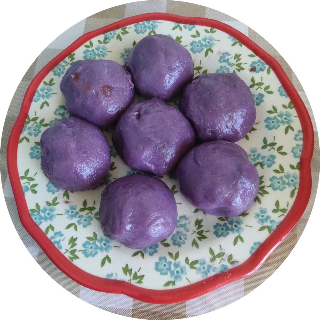 紫薯糯米饼（豆沙馅儿）