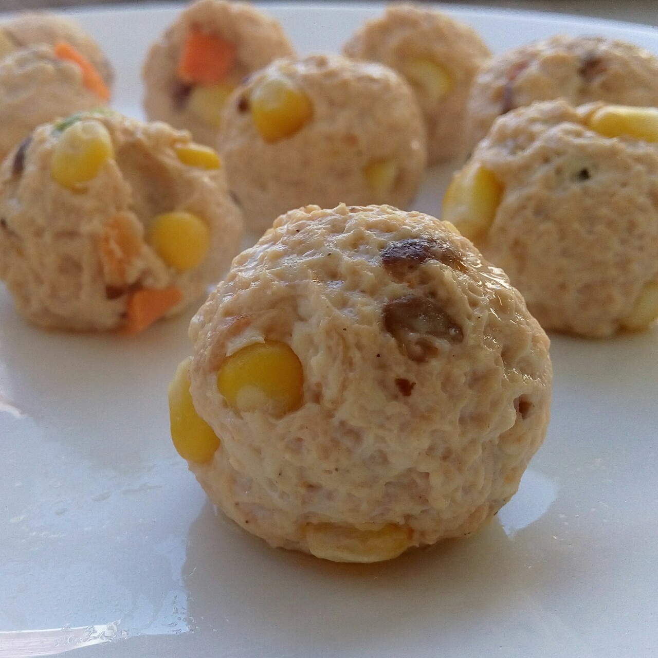 清蒸鸡胸肉丸子（减脂版）