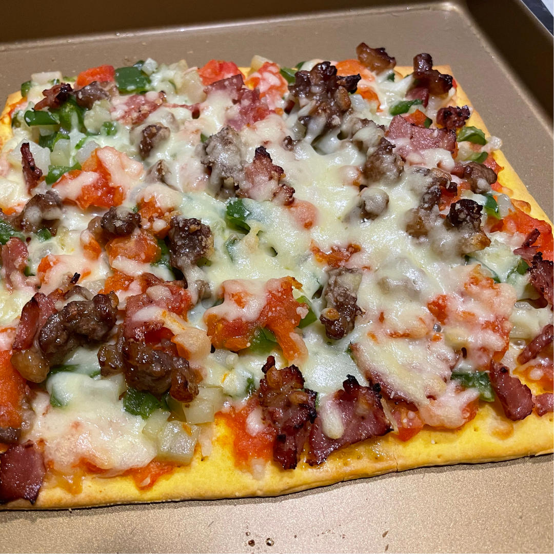 中筋面粉pizza