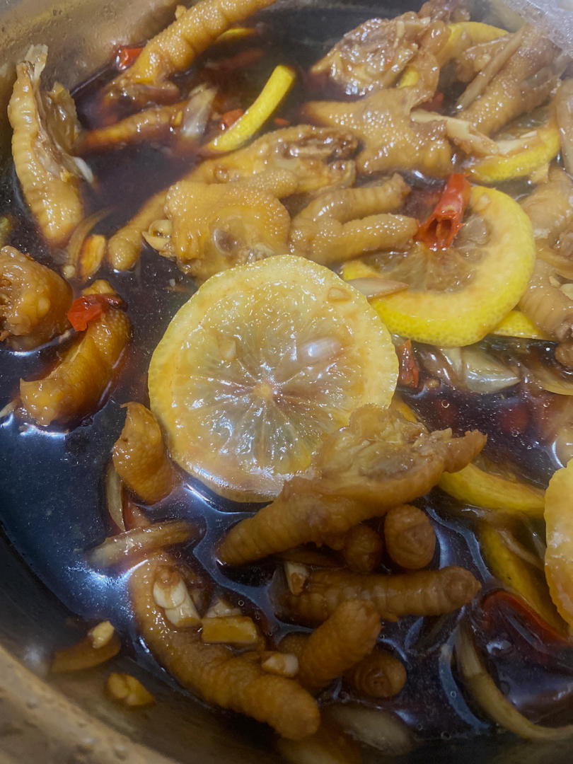 🍋柠檬百香果🌶️酸辣网红鸡爪