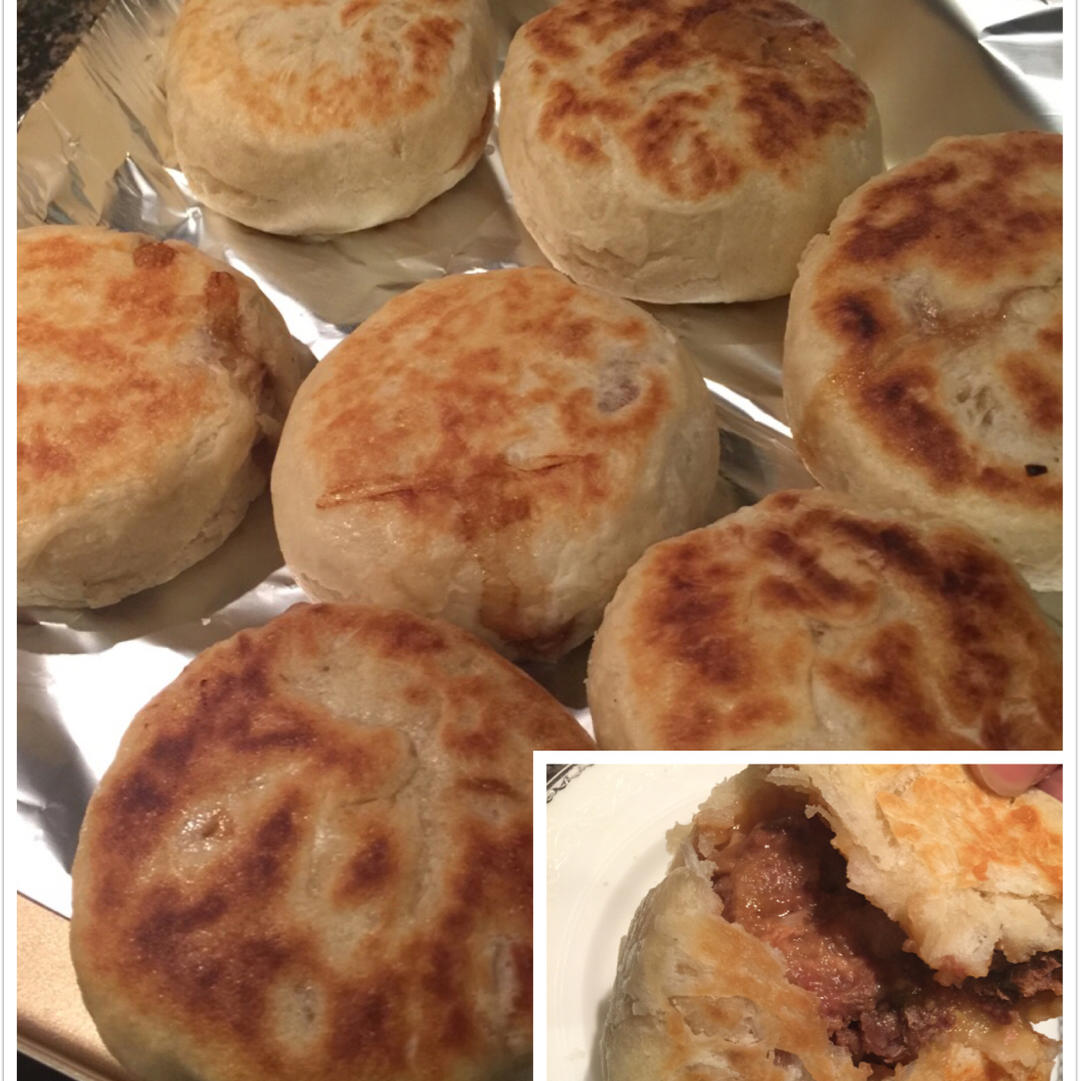油酥肉火烧 Pork Pie