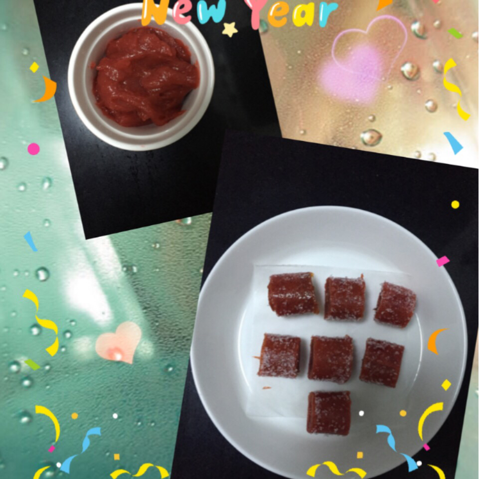 山楂酱 山楂糕 果丹皮（视频菜谱）