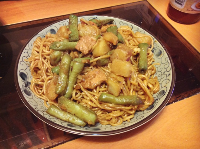 豆角焖面