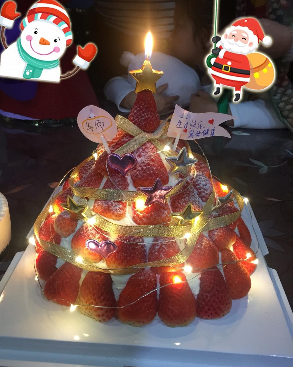 火热圣诞草莓塔