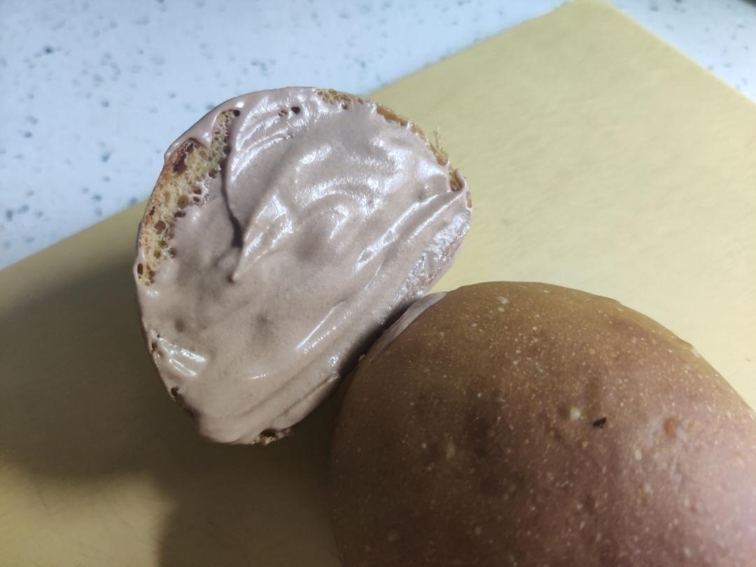 摩卡巧克力冰面包🍞冰冰凉凉的固体咖啡