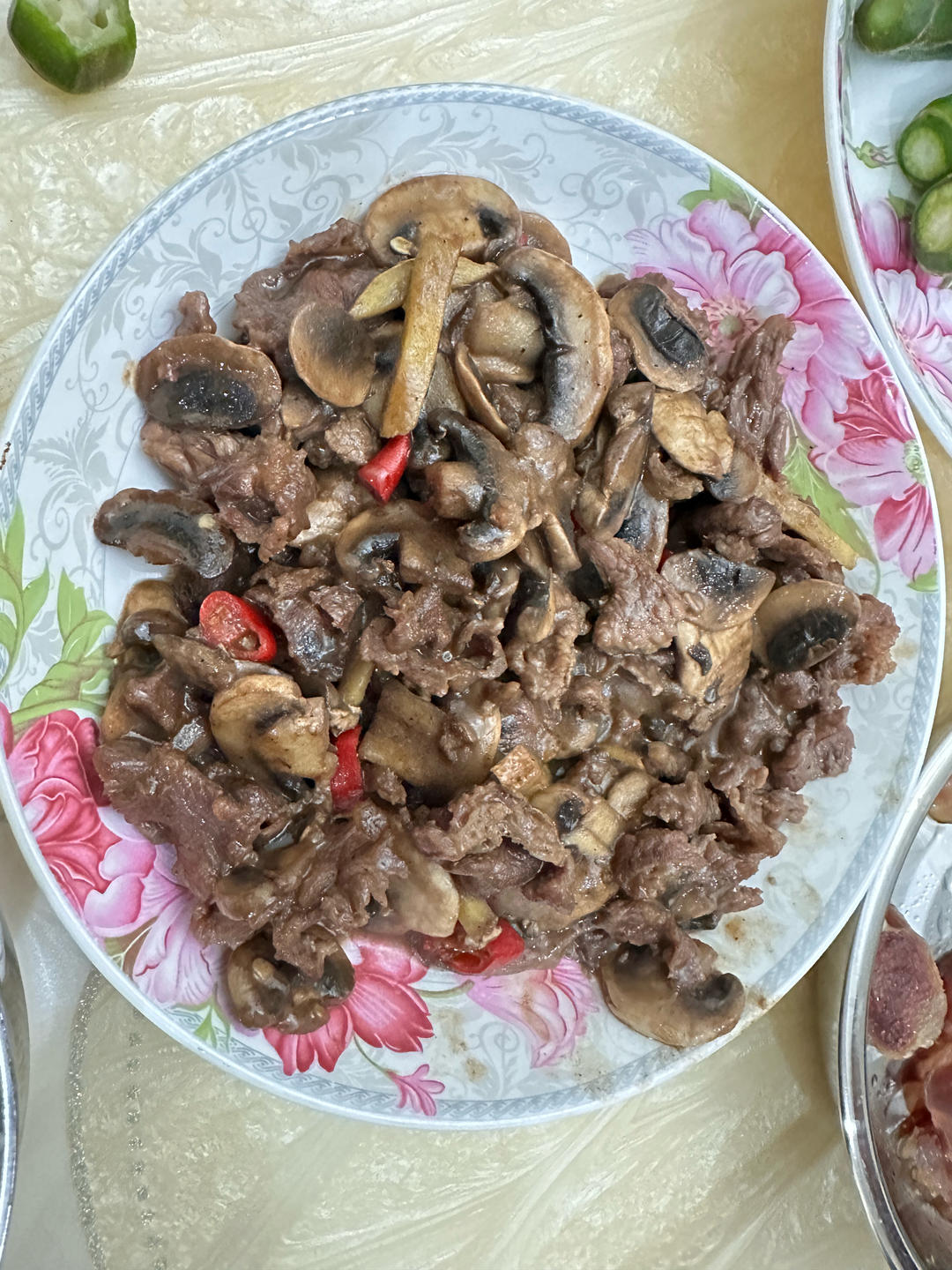 🔥口蘑炒牛肉✅低脂美味无敌嫩