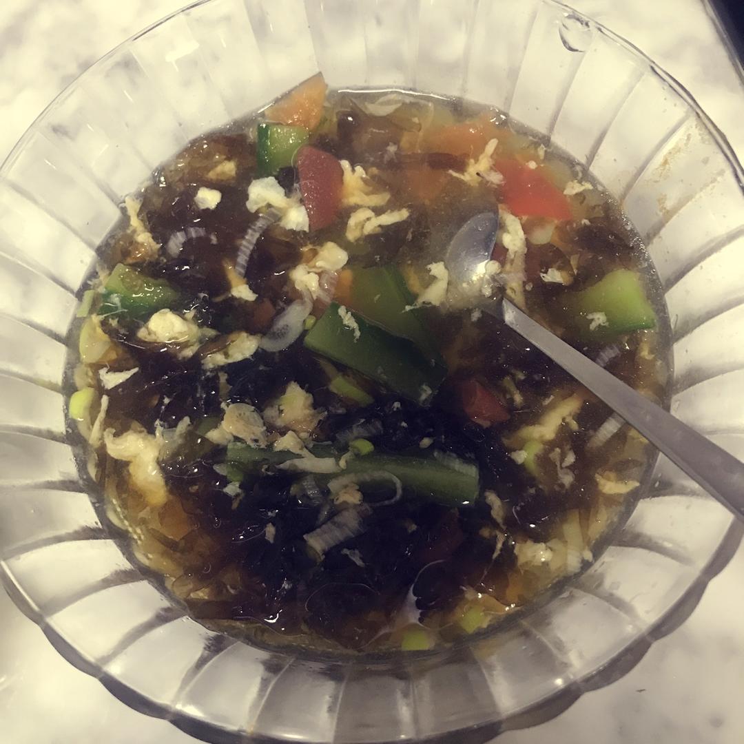 紫菜虾皮蛋花汤