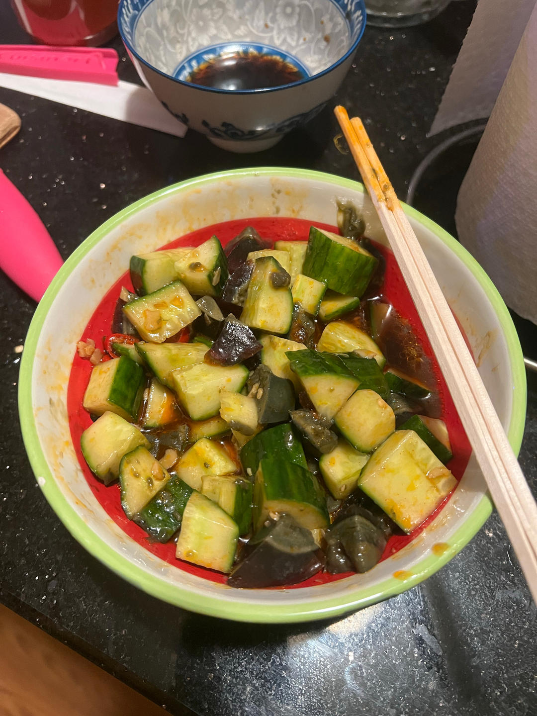夏日开胃小凉菜“皮蛋拌黄瓜🥒”开胃减脂