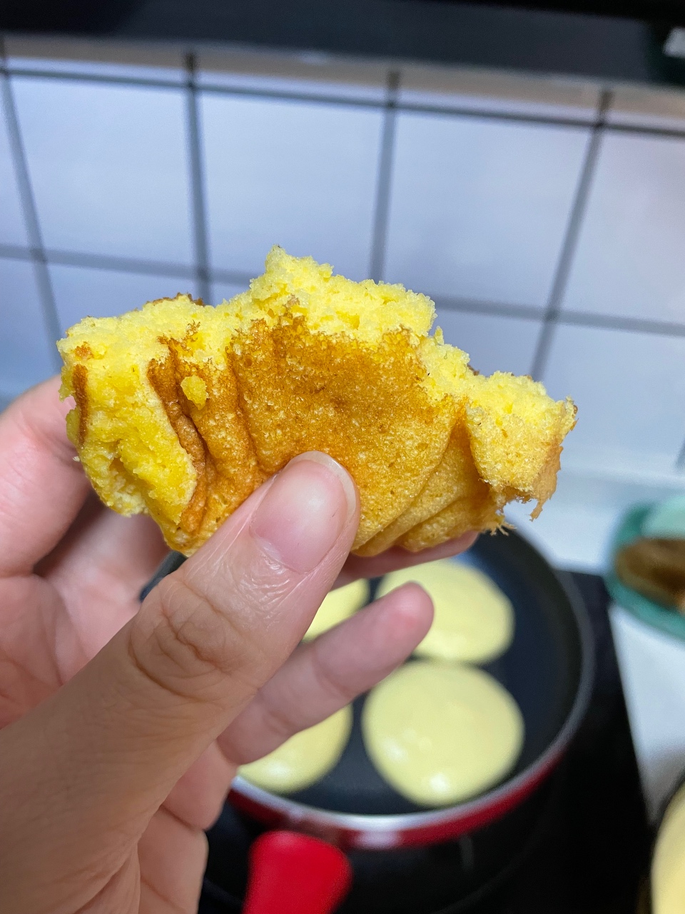 玉米松饼（无酵母版）的做法
